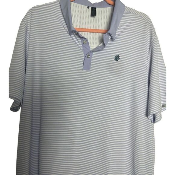 Men’s Peter Millar Silk Feel Golf Sports Polo Shirt Size Large - Picture 2 of 6